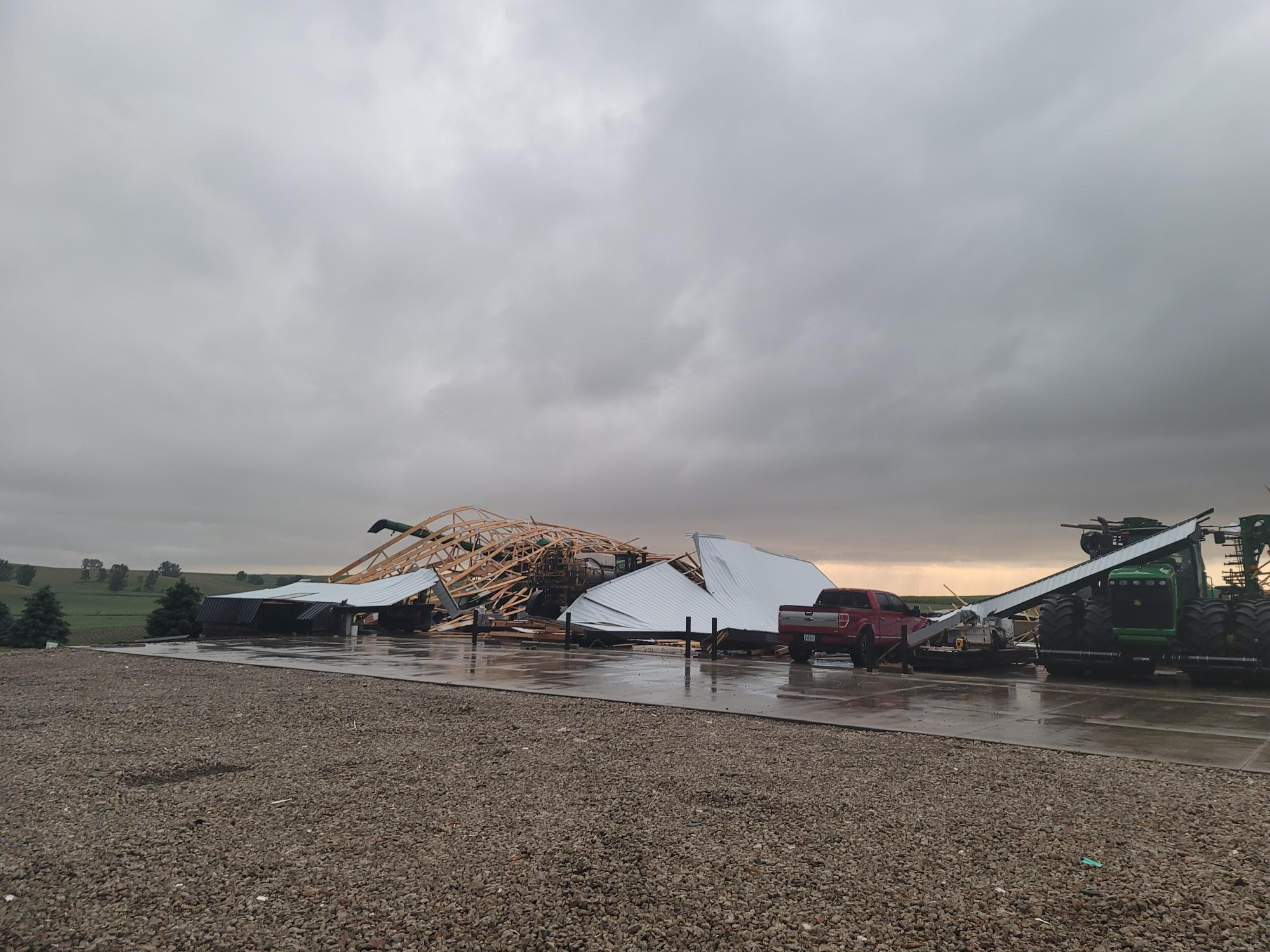 Severe Thunderstorms Produced Damaging Wind Early Friday Morning